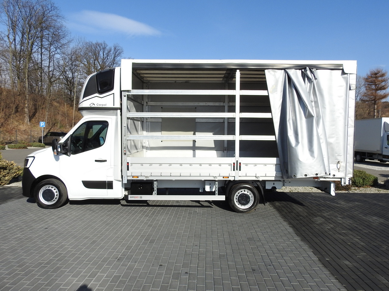 Furgoneta con lona RENAULT MASTER  TARPAULIN 10 PALLETS WEBASTO CRUISE CONTROL LED LIGHTS PNEUMATICS AIR CONDITIONING  165HP: foto 8