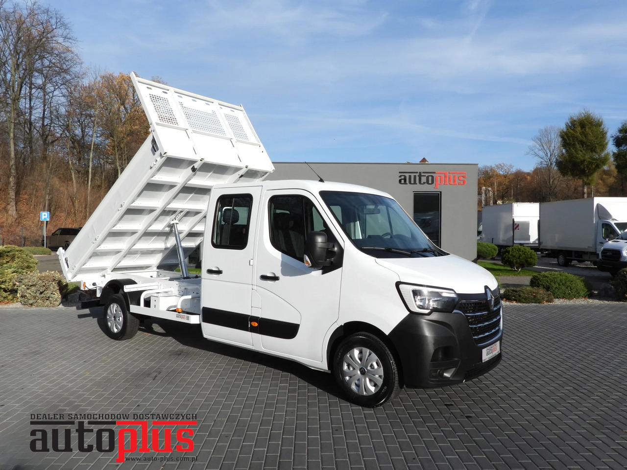 RENAULT MASTER TIPPER DOUBLE CABIN DOKA 6 SEATS CRUISE CONTROL LED LIGHTS AIR CONDITIONING 145HP - Furgoneta basculante: foto 1 RENAULT MASTER TIPPER DOUBLE CABIN DOKA 6 SEATS CRUISE CONTROL LED LIGHTS AIR CONDITIONING 145HP - Furgoneta basculante: foto 1