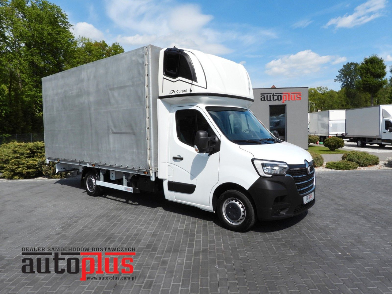 Renault MASTER PRITSCHE PLANE 10 PALETTEN WEBASTO A/C - Furgoneta con lona: foto 1 Renault MASTER PRITSCHE PLANE 10 PALETTEN WEBASTO A/C - Furgoneta con lona: foto 1
