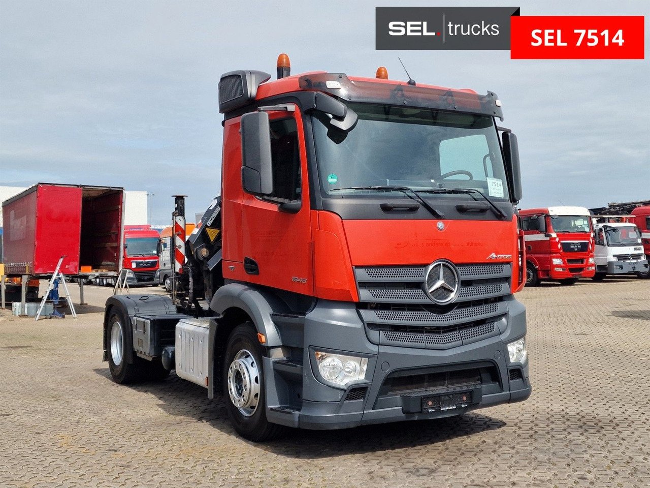 Mercedes-Benz Antos 1843 / Atlas 172.3E-A4 / KRAN - Cabeza tractora: foto 4 Mercedes-Benz Antos 1843 / Atlas 172.3E-A4 / KRAN - Cabeza tractora: foto 4