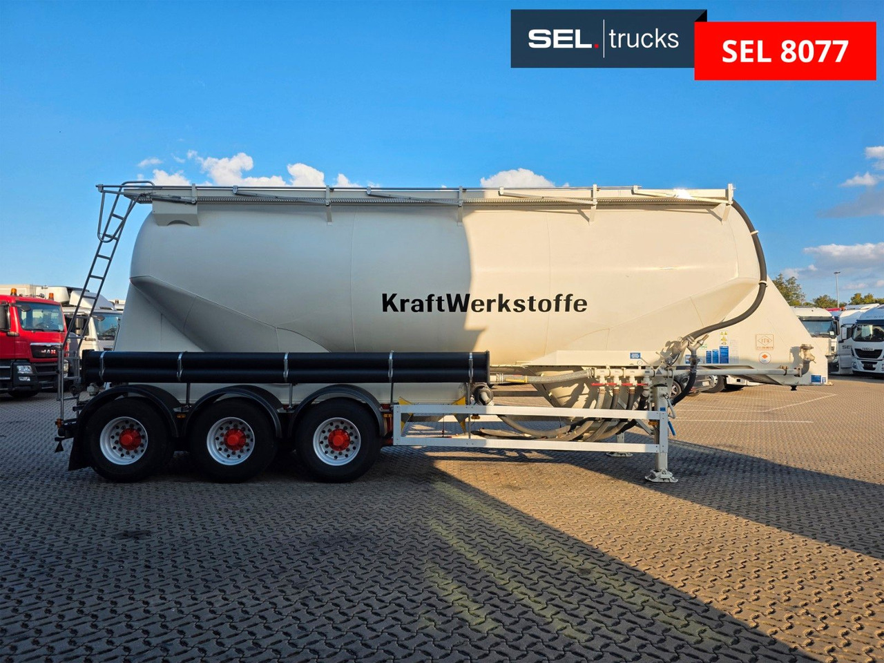 Feldbinder EUT 40.3/7645/A/2 / 1 Kammer - Semirremolque silo: foto 4 Feldbinder EUT 40.3/7645/A/2 / 1 Kammer - Semirremolque silo: foto 4