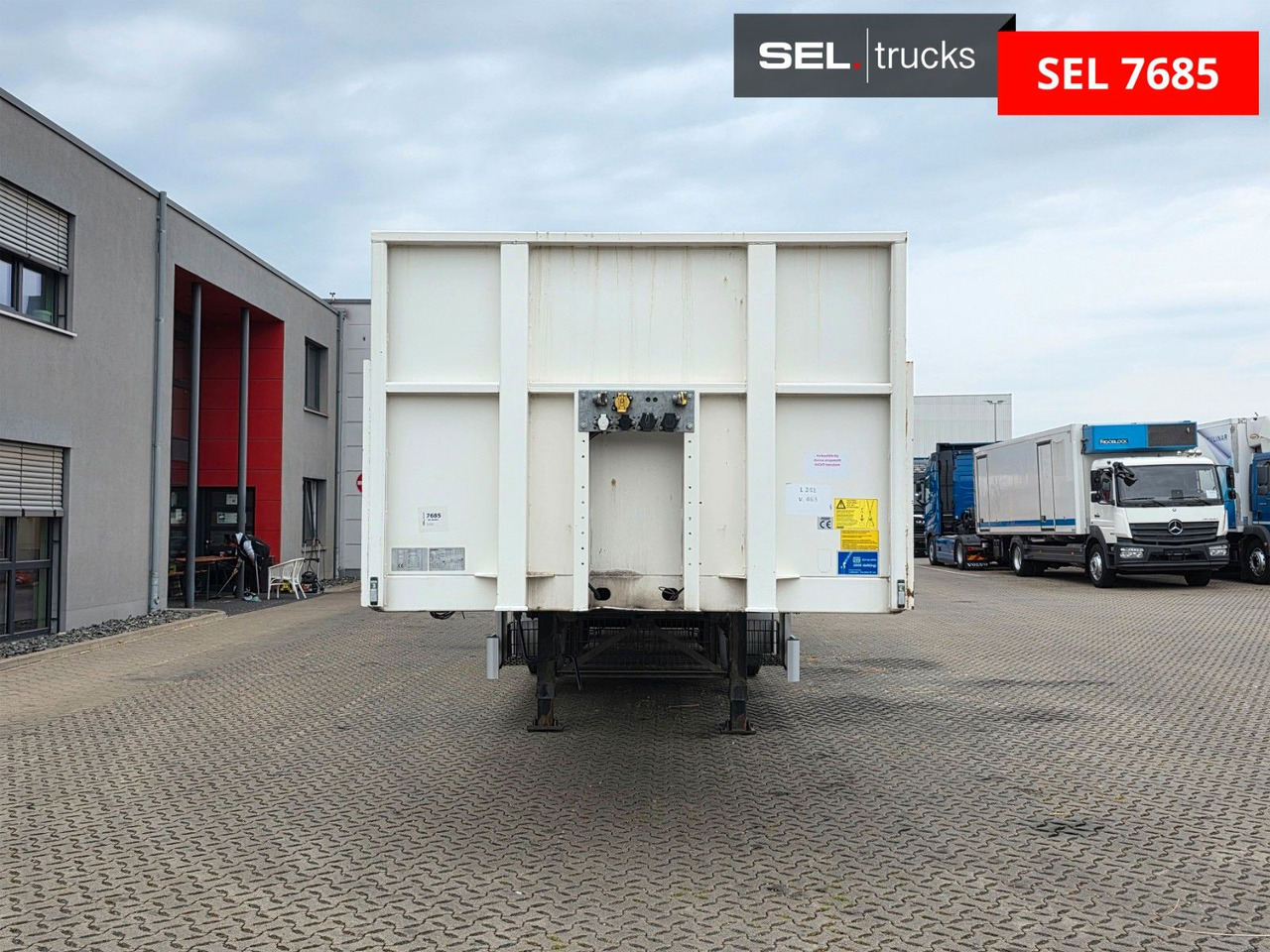 Fellechner SB31-L36 / Rollkran / Lenkachse - Semirremolque plataforma/ Caja abierta: foto 2 Fellechner SB31-L36 / Rollkran / Lenkachse - Semirremolque plataforma/ Caja abierta: foto 2