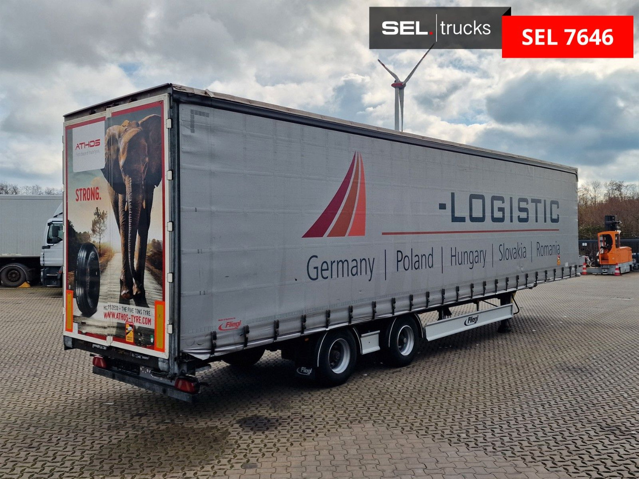 Fliegl SZS320 / Hubdach / EDSCHA / Mega - Semirremolque lona: foto 5 Fliegl SZS320 / Hubdach / EDSCHA / Mega - Semirremolque lona: foto 5