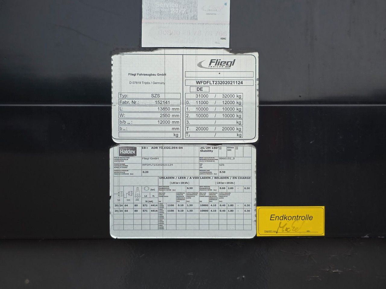 Semirremolque lona Fliegl SZS320 / Hubdach / EDSCHA / Mega: foto 42 Semirremolque lona Fliegl SZS320 / Hubdach / EDSCHA / Mega: foto 42