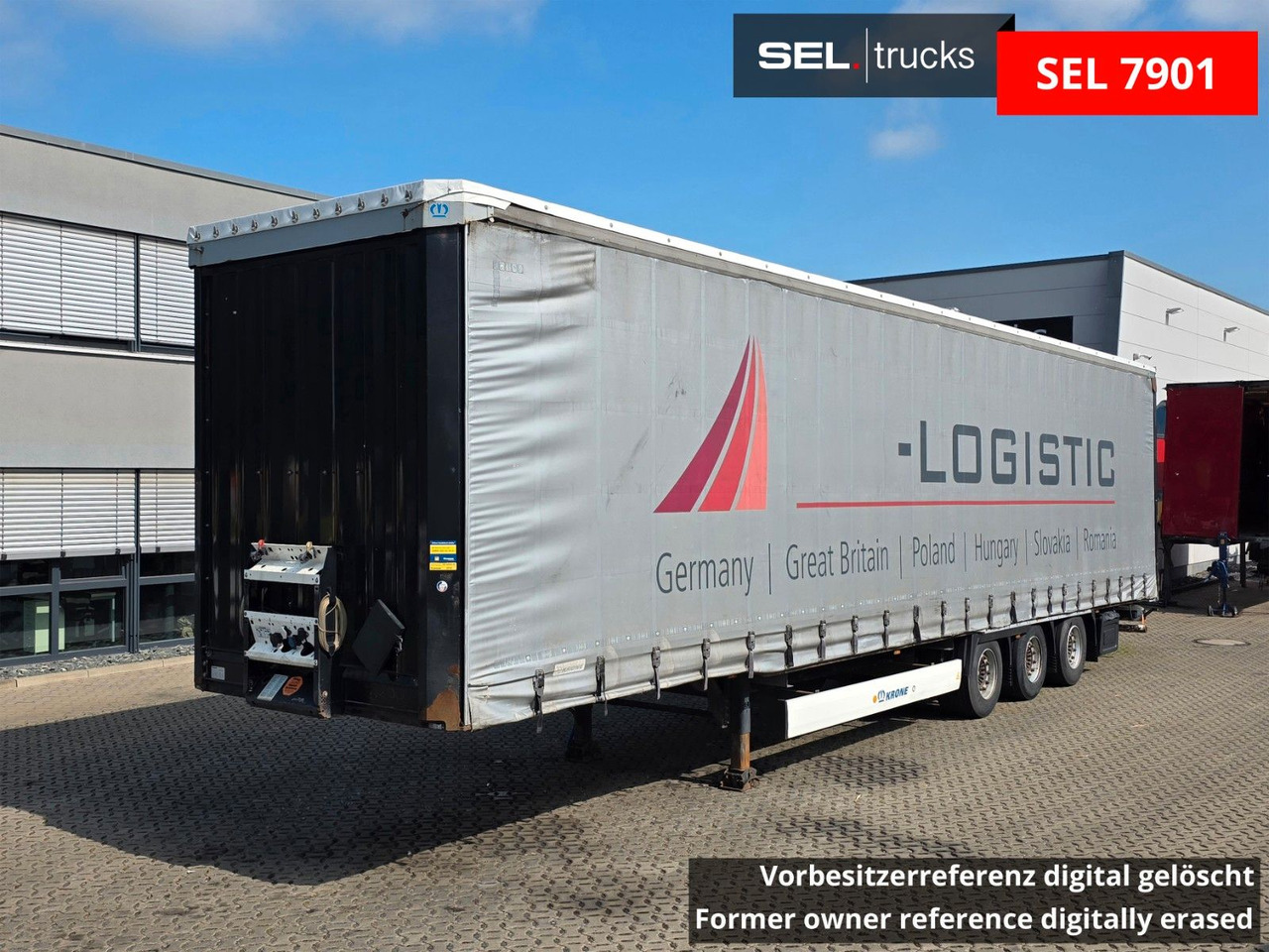 Krone SD / Hubdach / EDSCHA / Mega / Liftachse - Semirremolque lona: foto 1 Krone SD / Hubdach / EDSCHA / Mega / Liftachse - Semirremolque lona: foto 1