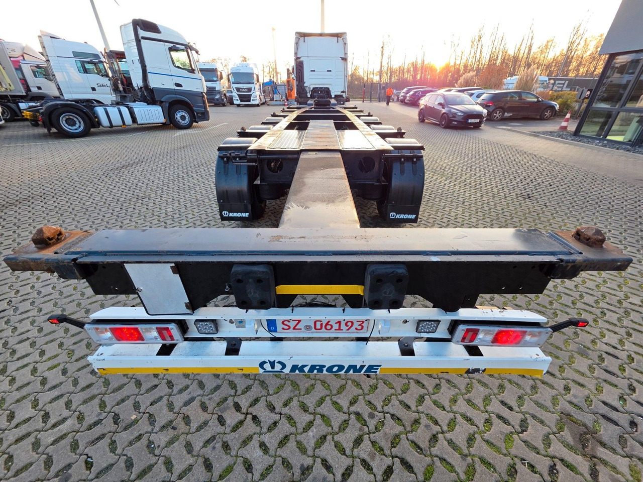 Semirremolque portacontenedore/ Intercambiable Krone SD / Teleskop / 11.035-12.640 / Liftachse: foto 11