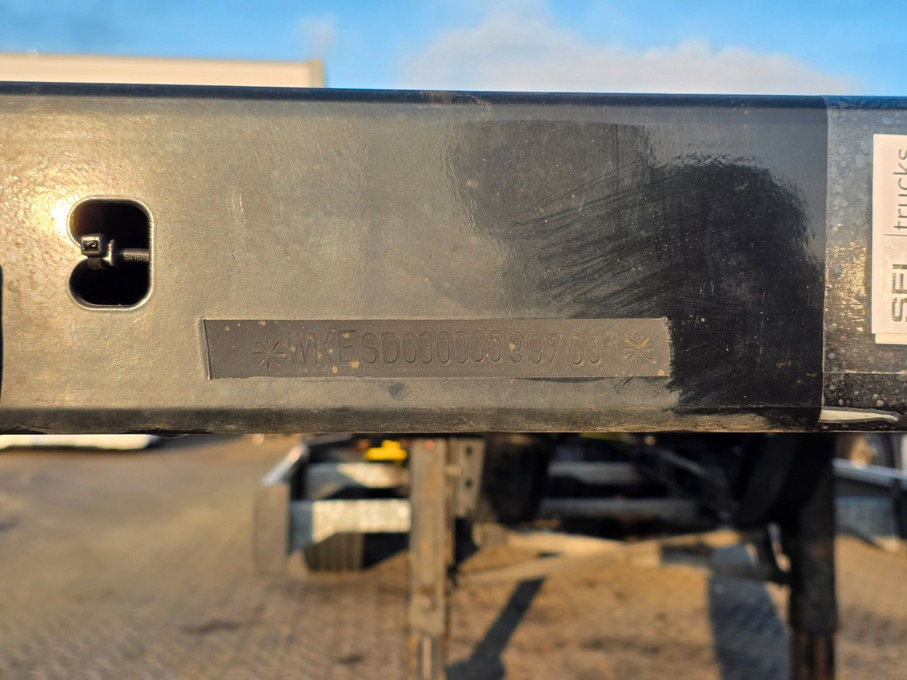 Semirremolque portacontenedore/ Intercambiable Krone SD / Teleskop / 11.035-12.640 / Liftachse: foto 35