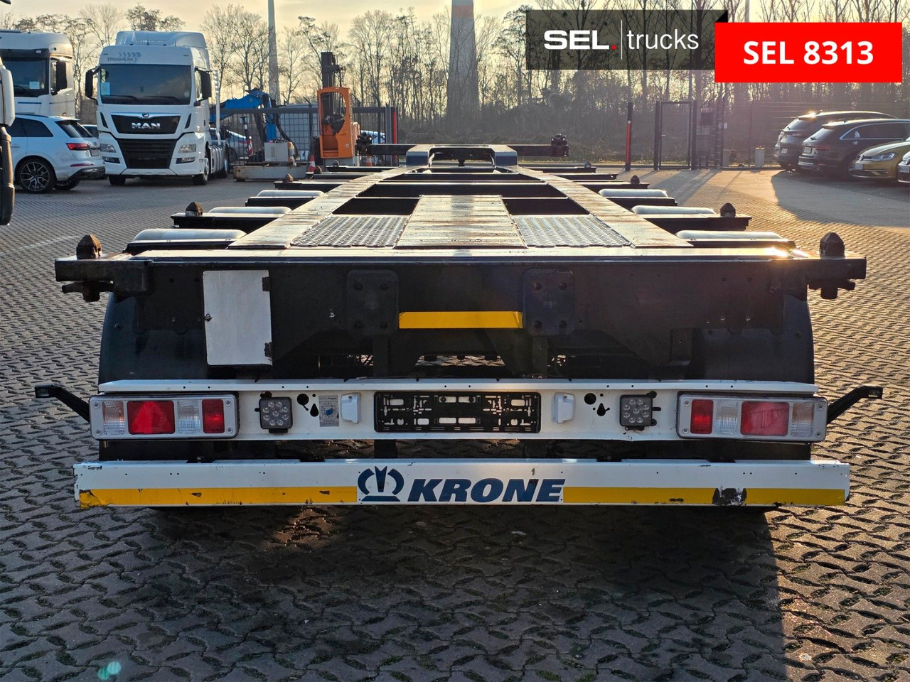 Semirremolque portacontenedore/ Intercambiable Krone SD / Teleskop / 11.035-12.640 / Liftachse: foto 6