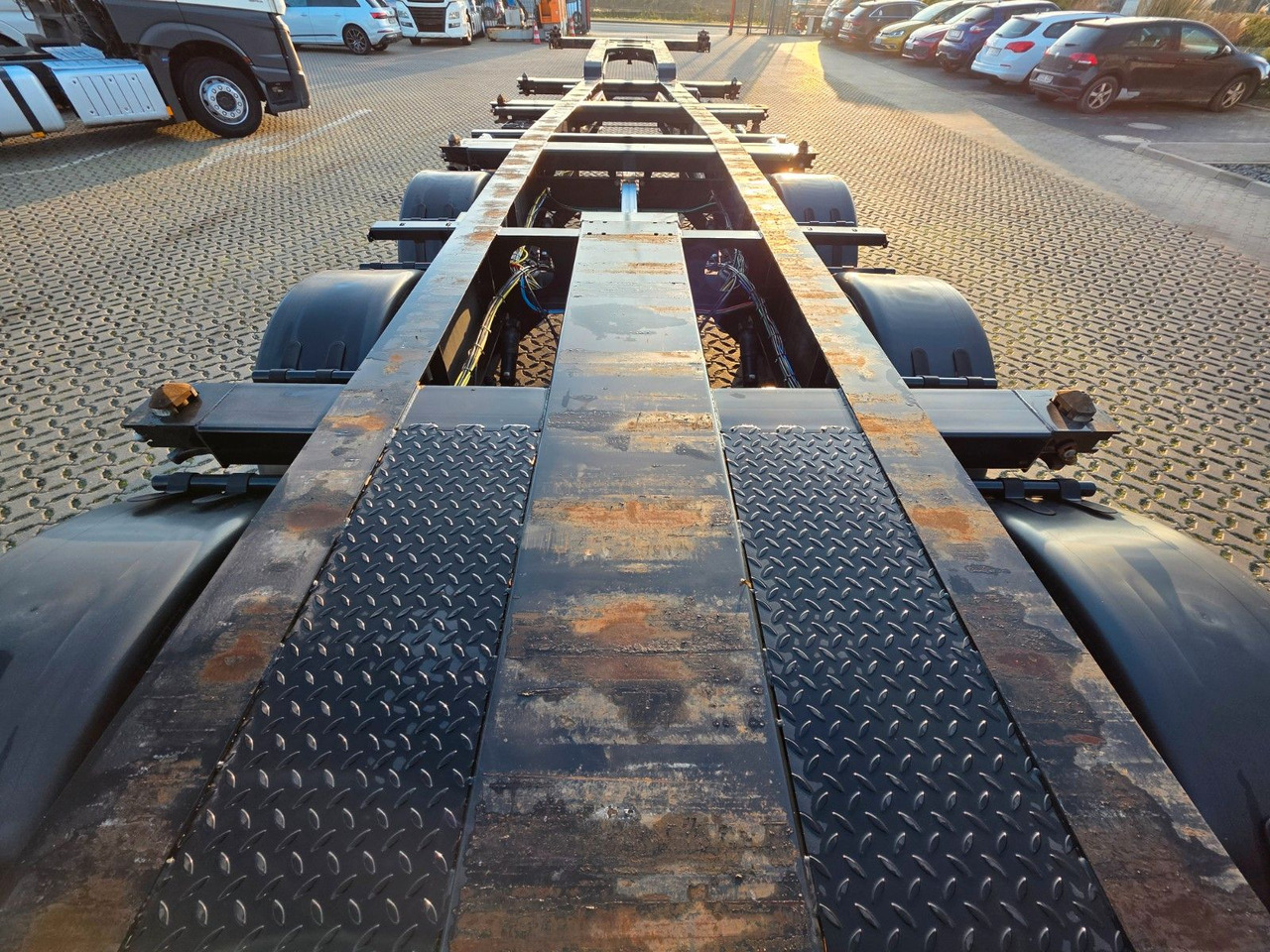 Semirremolque portacontenedore/ Intercambiable Krone SD / Teleskop / 11.035-12.640 / Liftachse: foto 17