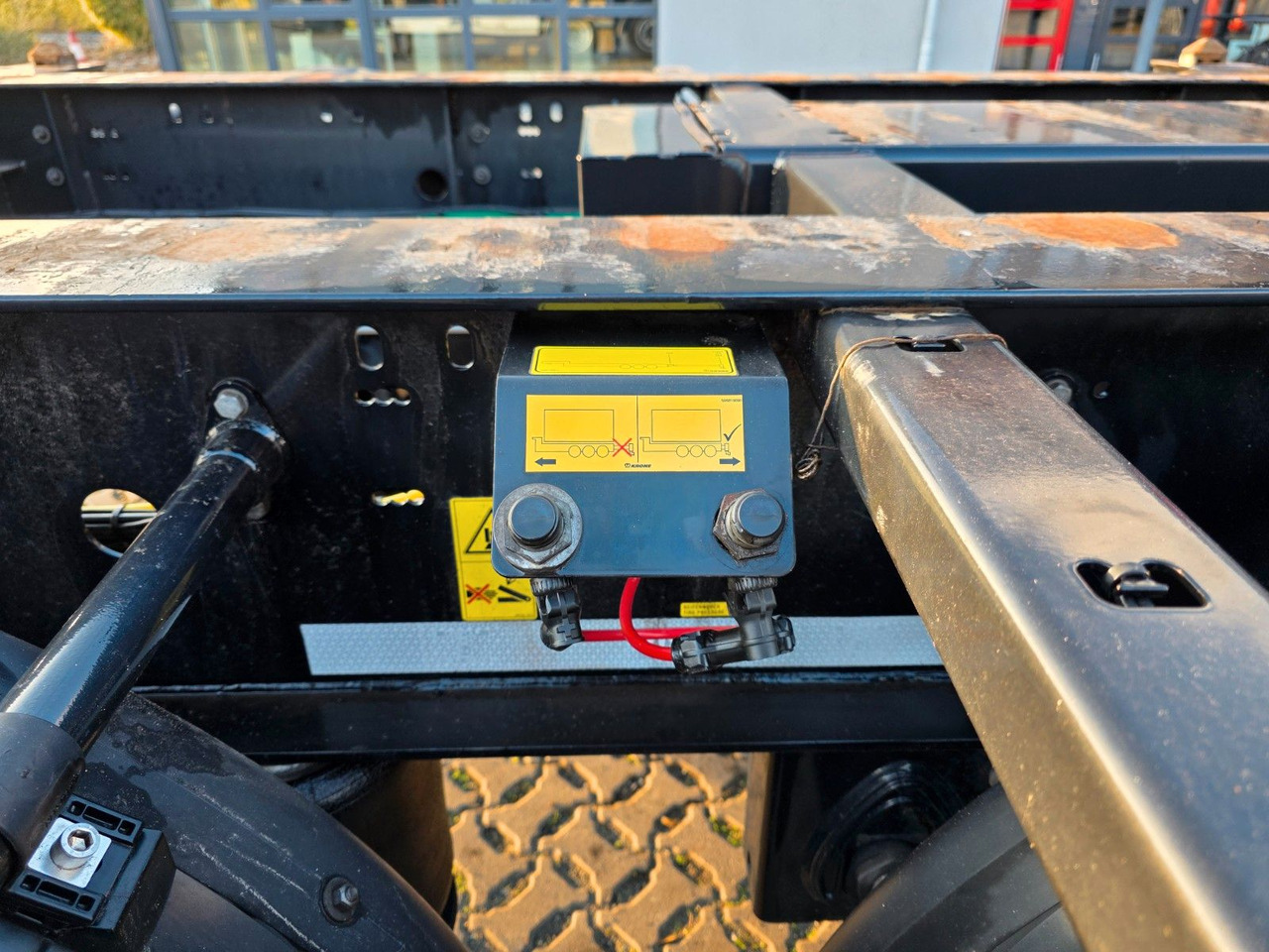 Semirremolque portacontenedore/ Intercambiable Krone SD / Teleskop / 11.035-12.640 / Liftachse: foto 16