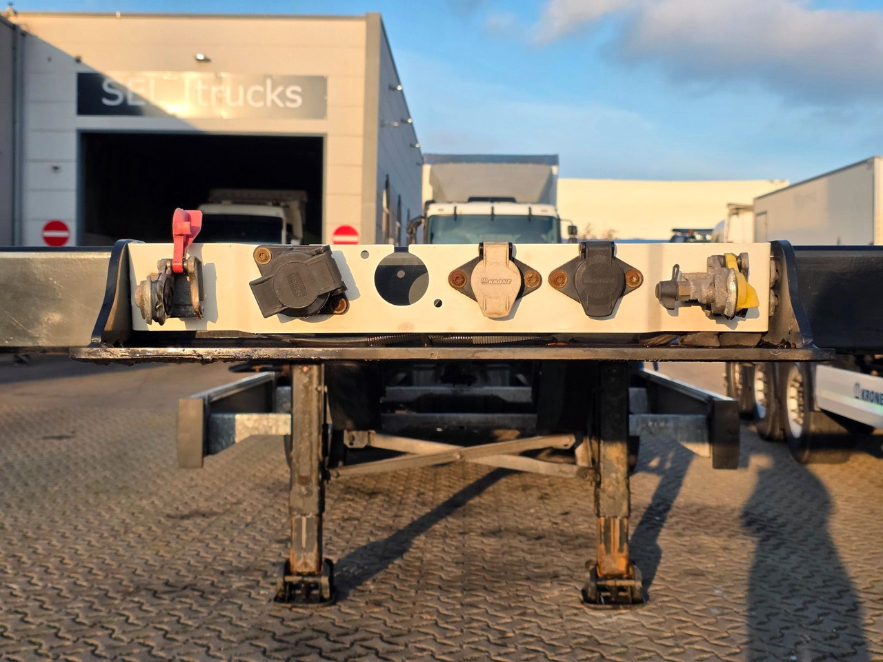 Semirremolque portacontenedore/ Intercambiable Krone SD / Teleskop / 11.035-12.640 / Liftachse: foto 12