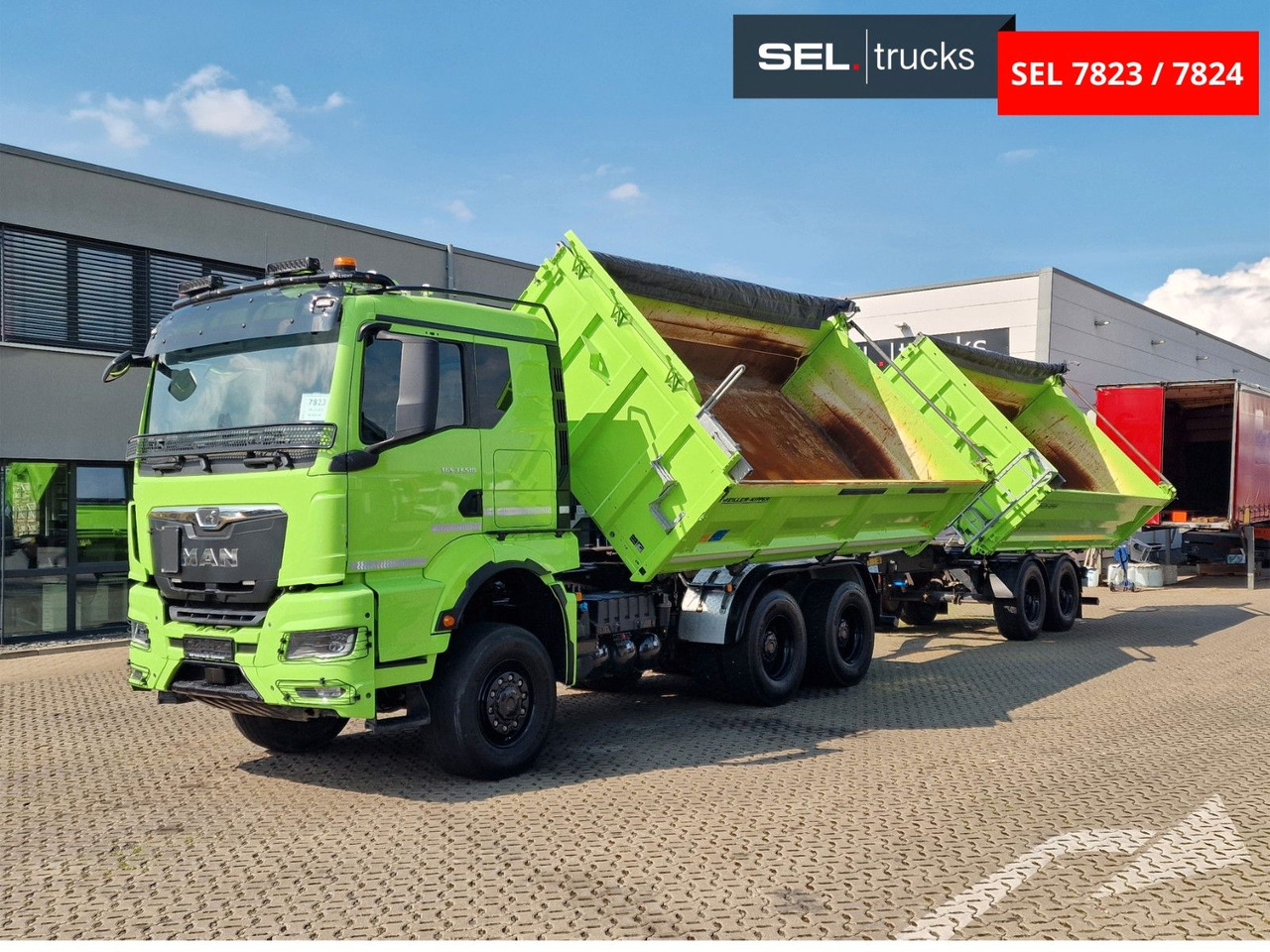 MAN TGS 33.510 6x6 BL CH /Dreiseitenkipper /6x6 / 6D - Camión volquete: foto 1 MAN TGS 33.510 6x6 BL CH /Dreiseitenkipper /6x6 / 6D - Camión volquete: foto 1