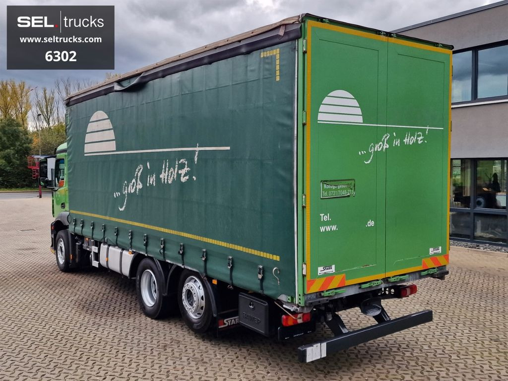 Camión lona Mercedes-Benz Antos 2536 L / LENKACHSE / STERZANTE: foto 7