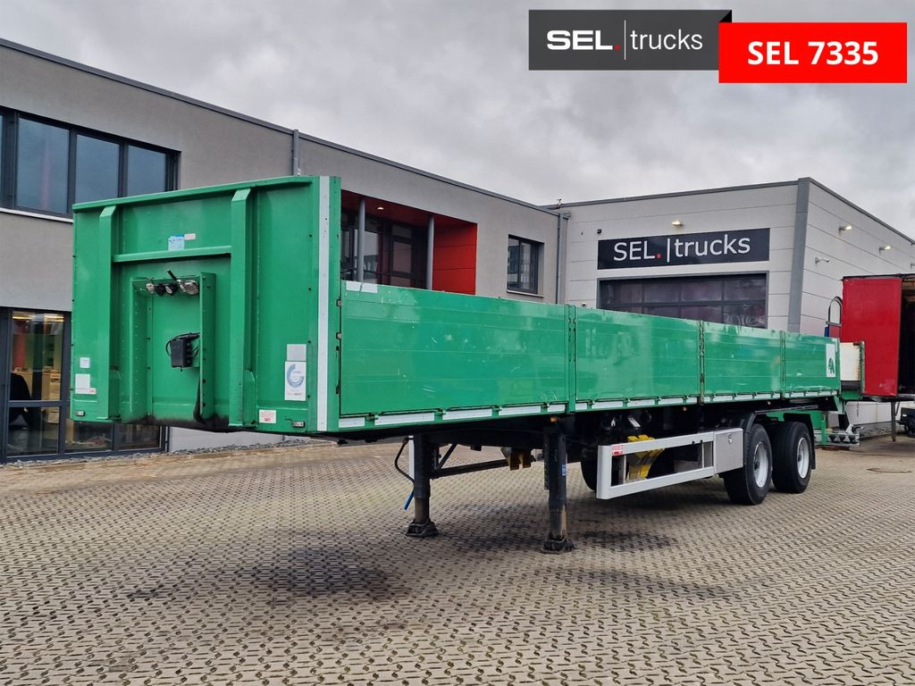 Schmidt Hagen SP/29/E/12,8 / Teleskop / Lenk-Lifttachse - Semirremolque plataforma/ Caja abierta: foto 1 Schmidt Hagen SP/29/E/12,8 / Teleskop / Lenk-Lifttachse - Semirremolque plataforma/ Caja abierta: foto 1