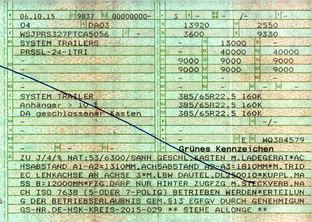 Semirremolque transporte de bebidas System Trailer PRSSL-24-1-TRI / Ldbw / Lenkachse: foto 46
