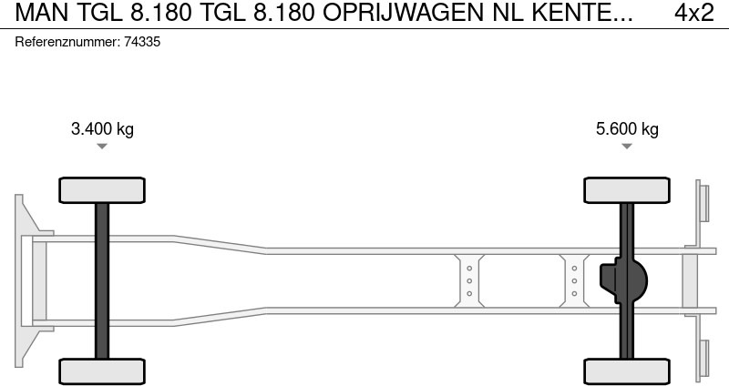 Camión portavehículos MAN TGL 8.180 TGL 8.180 OPRIJWAGEN NL KENTEKEN APK 25-05-2026: foto 14 Camión portavehículos MAN TGL 8.180 TGL 8.180 OPRIJWAGEN NL KENTEKEN APK 25-05-2026: foto 14