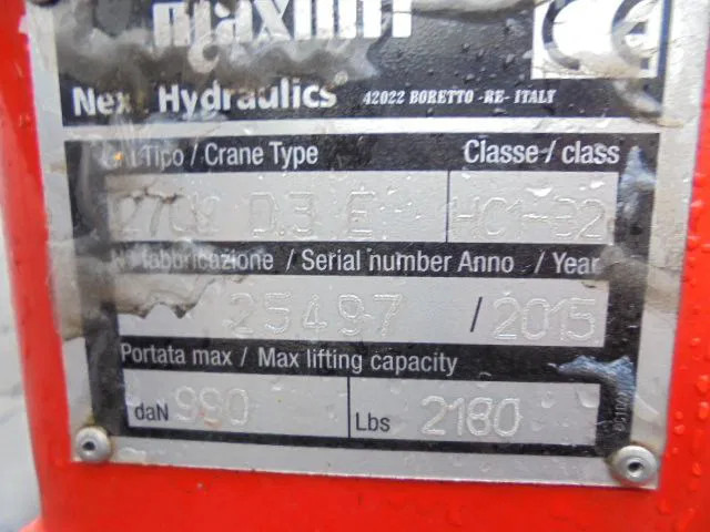 Camión caja abierta, Camión grúa Renault Midlum 240 D12: foto 9