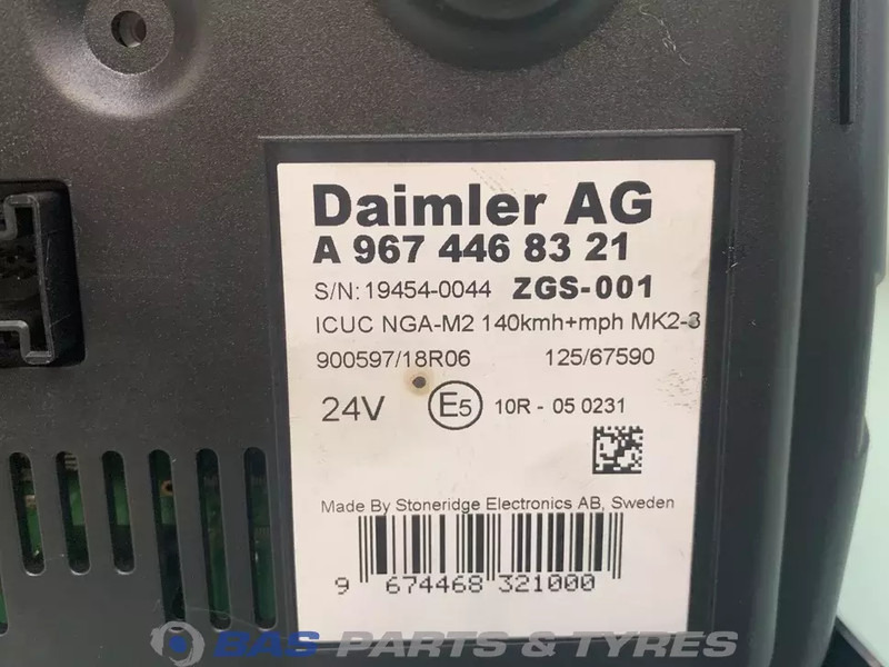 Mercedes-Benz Atego MP4 Instrumentencluster Mercedes A 967 446 83 21 - Salpicadero para Camión: foto 3 Mercedes-Benz Atego MP4 Instrumentencluster Mercedes A 967 446 83 21 - Salpicadero para Camión: foto 3