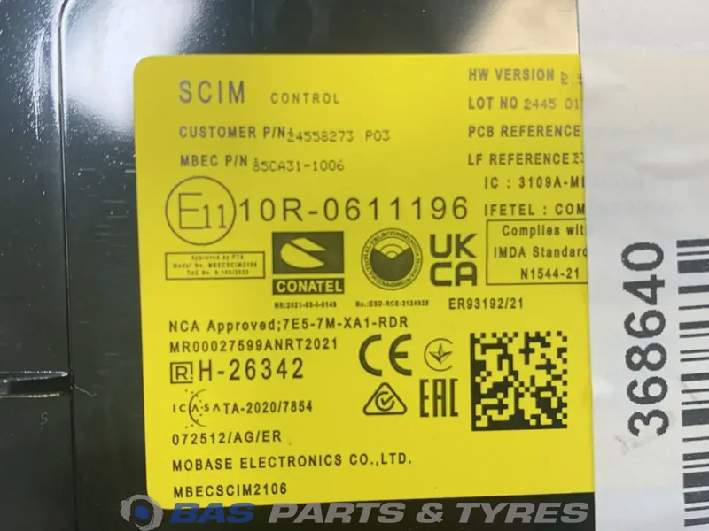 Volvo Regeleenheid Volvo 24558273 - Unidad de control para Camión: foto 3 Volvo Regeleenheid Volvo 24558273 - Unidad de control para Camión: foto 3