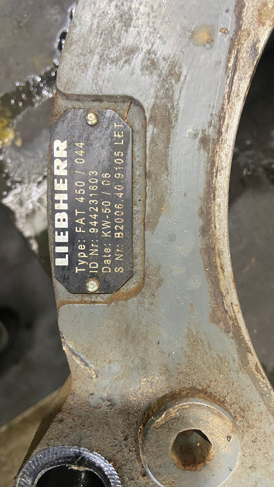 Mando final para Maquinaria de construcción MANDO FINAL FAT450/044 LIEBHERR R954B: foto 8