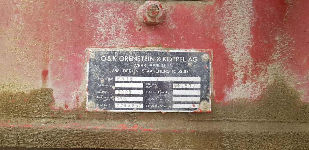 O&K RH16 S/N: 91257 - Excavadora de cadenas: foto 3 O&K RH16 S/N: 91257 - Excavadora de cadenas: foto 3