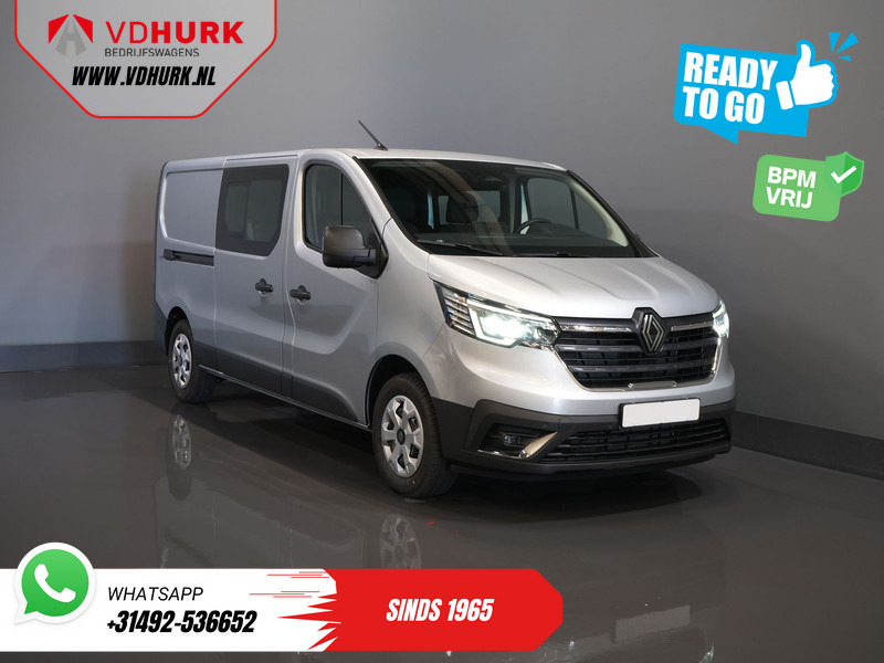 Renault Trafic 2.0 dCi 130 pk L2 BPM VRIJ! DC Dubbel Cabine LED/ 2xSchuifdeur/ Navi/ Carplay/ Camera/ PDC/ Cruise - Furgoneta pequeña, Furgoneta combi: foto 1 Renault Trafic 2.0 dCi 130 pk L2 BPM VRIJ! DC Dubbel Cabine LED/ 2xSchuifdeur/ Navi/ Carplay/ Camera/ PDC/ Cruise - Furgoneta pequeña, Furgoneta combi: foto 1