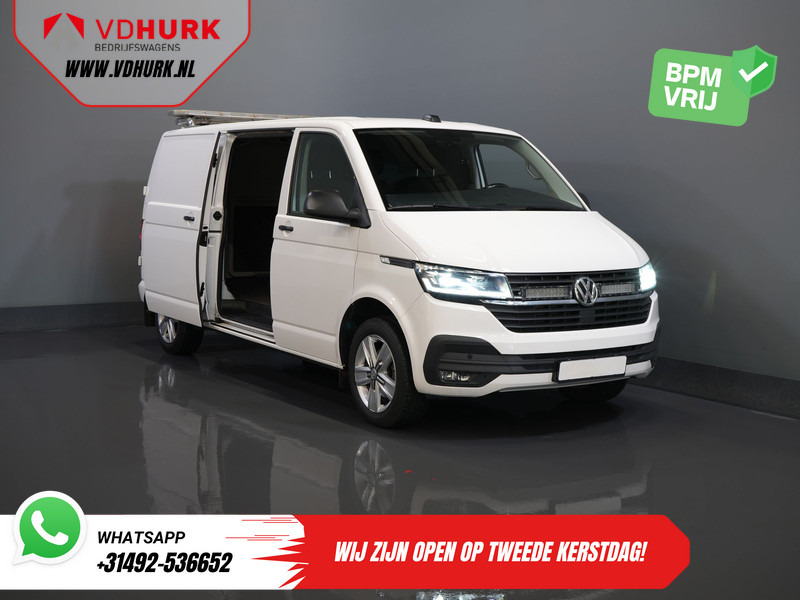 Furgoneta pequeña Volkswagen Transporter 2.0 TDI 150 pk DSG Aut. L2 BPM VRIJ! Adapt.Cruise/ LED/ 2x Schuifdeur/ Carplay/ Stoelverw./ Airco/ Navi/ PDC/ 17"LMV/ Trekhaak: foto 9