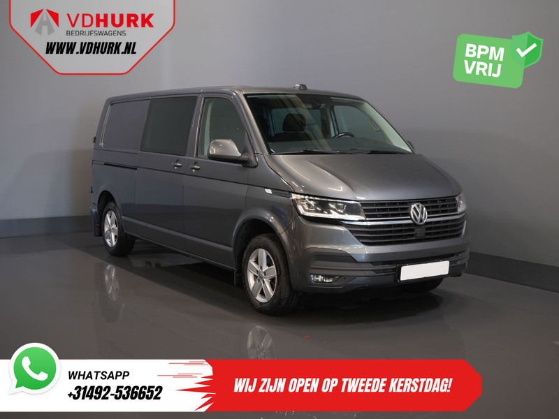 Volkswagen Transporter 2.0 TDI 150 pk DSG Aut. L2 DC Dubbel Cabine LED/ Adapt.Cruise/ Standkachel/ Stoelverw./ Carplay/ Camera/ PDC/ LMV/ Trekhaak/ Air - Furgón, Furgoneta combi: foto 1 Volkswagen Transporter 2.0 TDI 150 pk DSG Aut. L2 DC Dubbel Cabine LED/ Adapt.Cruise/ Standkachel/ Stoelverw./ Carplay/ Camera/ PDC/ LMV/ Trekhaak/ Air - Furgón, Furgoneta combi: foto 1