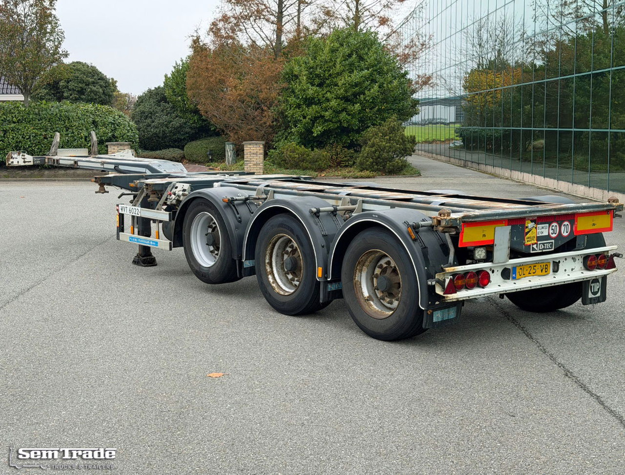 D-TEC VCC-01 FT-LS-S Drum Brakes Lift Axle Front+Middle+Back Slider Holland-Trailer - Semirremolque portacontenedore/ Intercambiable: foto 3 D-TEC VCC-01 FT-LS-S Drum Brakes Lift Axle Front+Middle+Back Slider Holland-Trailer - Semirremolque portacontenedore/ Intercambiable: foto 3