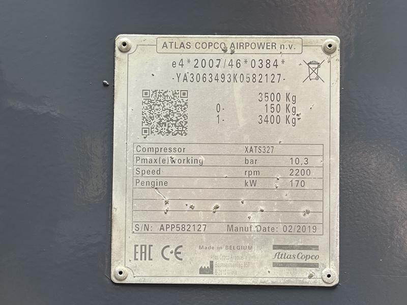 Atlas-Copco XATS 327 MD - Compresor de aire: foto 3 Atlas-Copco XATS 327 MD - Compresor de aire: foto 3