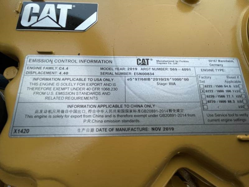 Generador industriale Cat DE 110 E 3 (24 units available): foto 11 Generador industriale Cat DE 110 E 3 (24 units available): foto 11