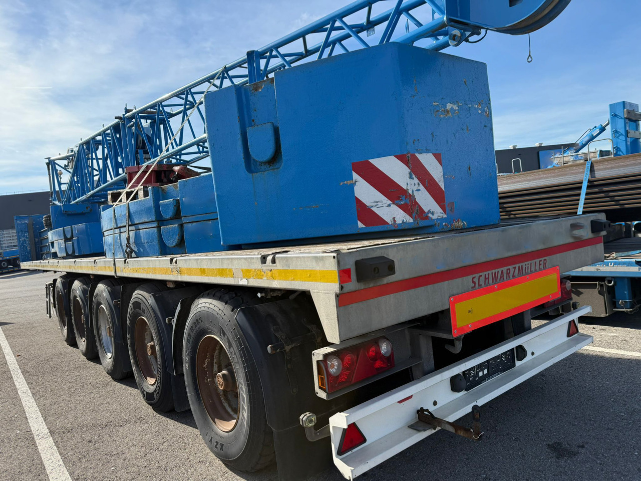 Schwarzmüller 5 Achser - Semirremolque plataforma/ Caja abierta: foto 4 Schwarzmüller 5 Achser - Semirremolque plataforma/ Caja abierta: foto 4