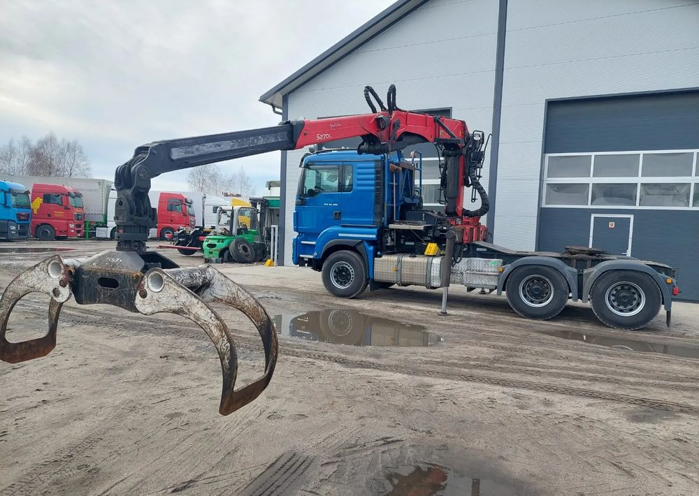 MAN TGS 26-480 6x4 do drewna PALFINGER Epsilon S 270L83 - Cabeza tractora: foto 2 MAN TGS 26-480 6x4 do drewna PALFINGER Epsilon S 270L83 - Cabeza tractora: foto 2