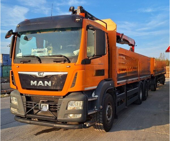 MAN 6x2 TGS 26.440 (6x4 problem!) - Camión caja abierta, Camión grúa: foto 4 MAN 6x2 TGS 26.440 (6x4 problem!) - Camión caja abierta, Camión grúa: foto 4
