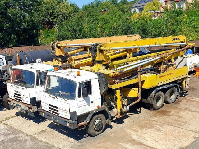Schwing 2x! 25m BPL 601 +6x6 Tatra 815 (DOCS/KFZ MACHINE +1 no docs/kein - Bomba de hormigón: foto 1 Schwing 2x! 25m BPL 601 +6x6 Tatra 815 (DOCS/KFZ MACHINE +1 no docs/kein - Bomba de hormigón: foto 1