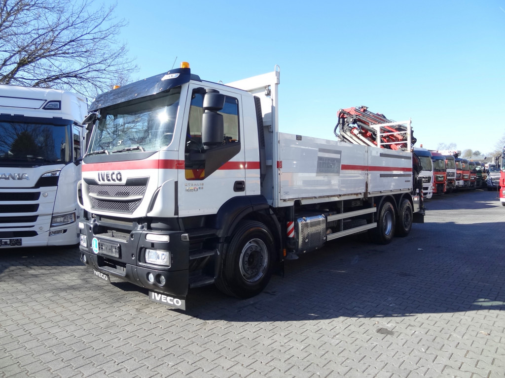 Iveco Stralis 420 6X2 Montagekran Fassi F335 28Meter - Camión grúa, Camión caja abierta: foto 1 Iveco Stralis 420 6X2 Montagekran Fassi F335 28Meter - Camión grúa, Camión caja abierta: foto 1