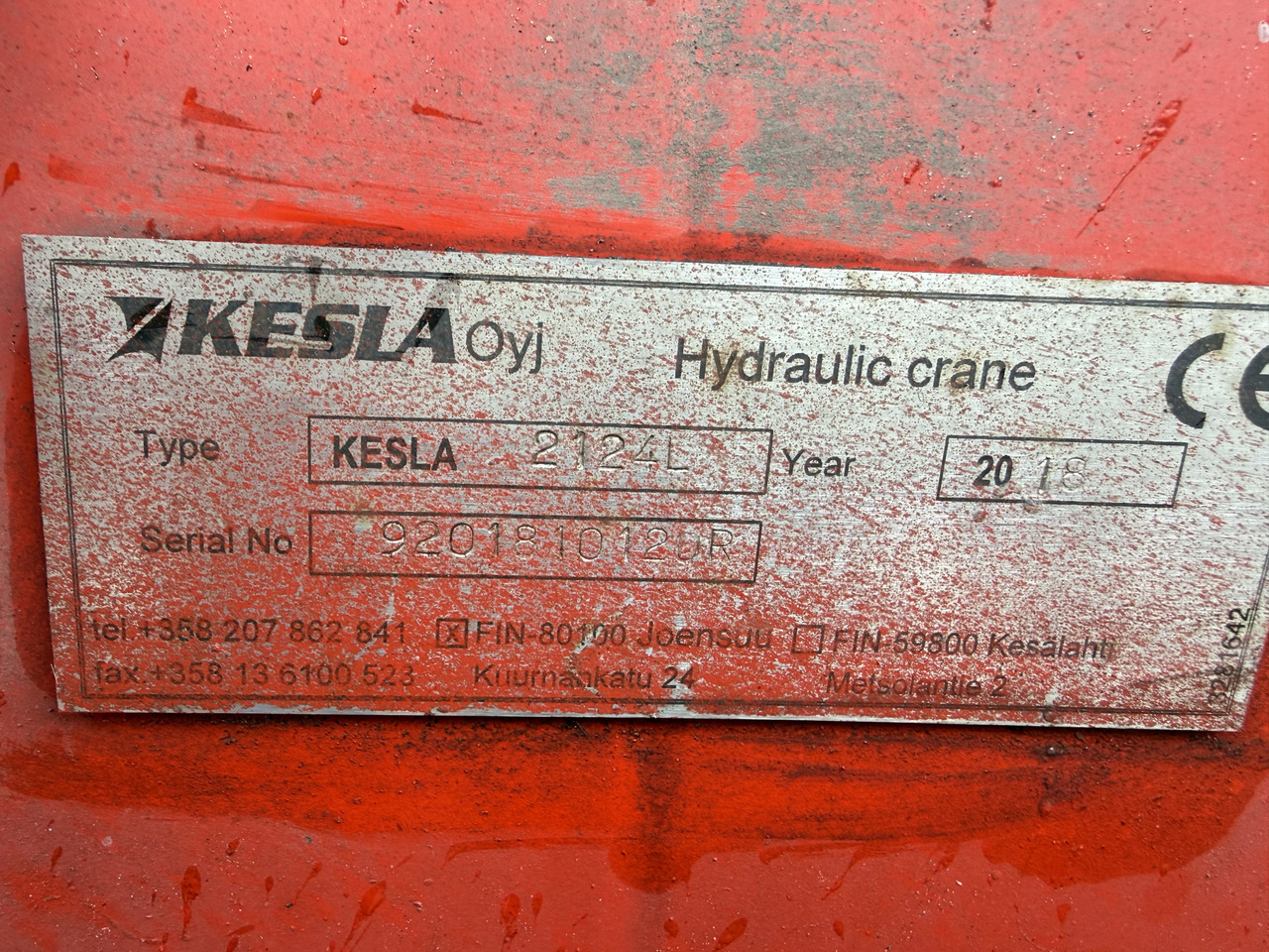 Kran Kesla 2124L - Camión forestal, Camión grúa: foto 5 Kran Kesla 2124L - Camión forestal, Camión grúa: foto 5