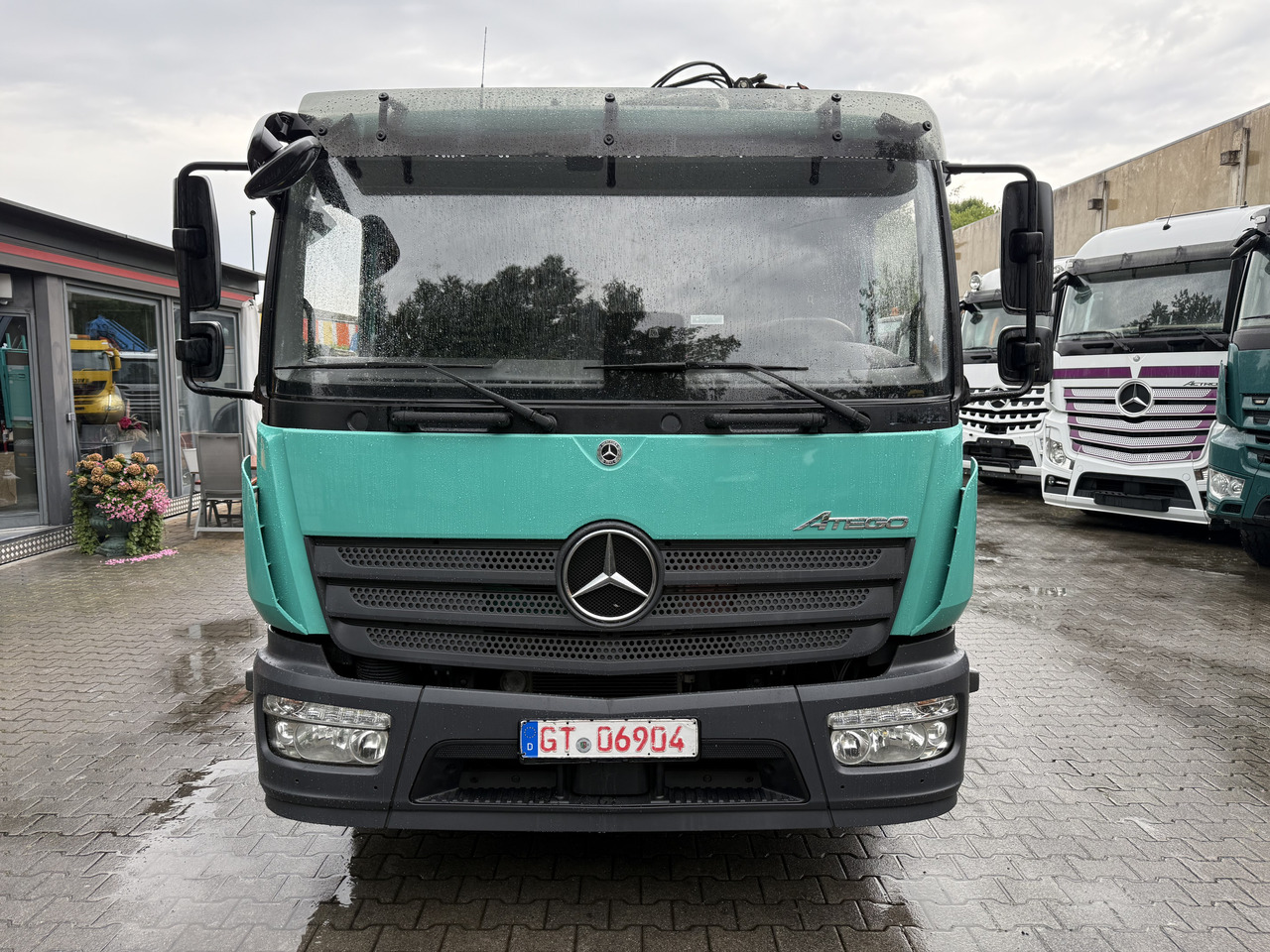 Camión caja abierta, Camión grúa Mercedes-Benz Atego 1227 Kran MKG 96: foto 8 Camión caja abierta, Camión grúa Mercedes-Benz Atego 1227 Kran MKG 96: foto 8