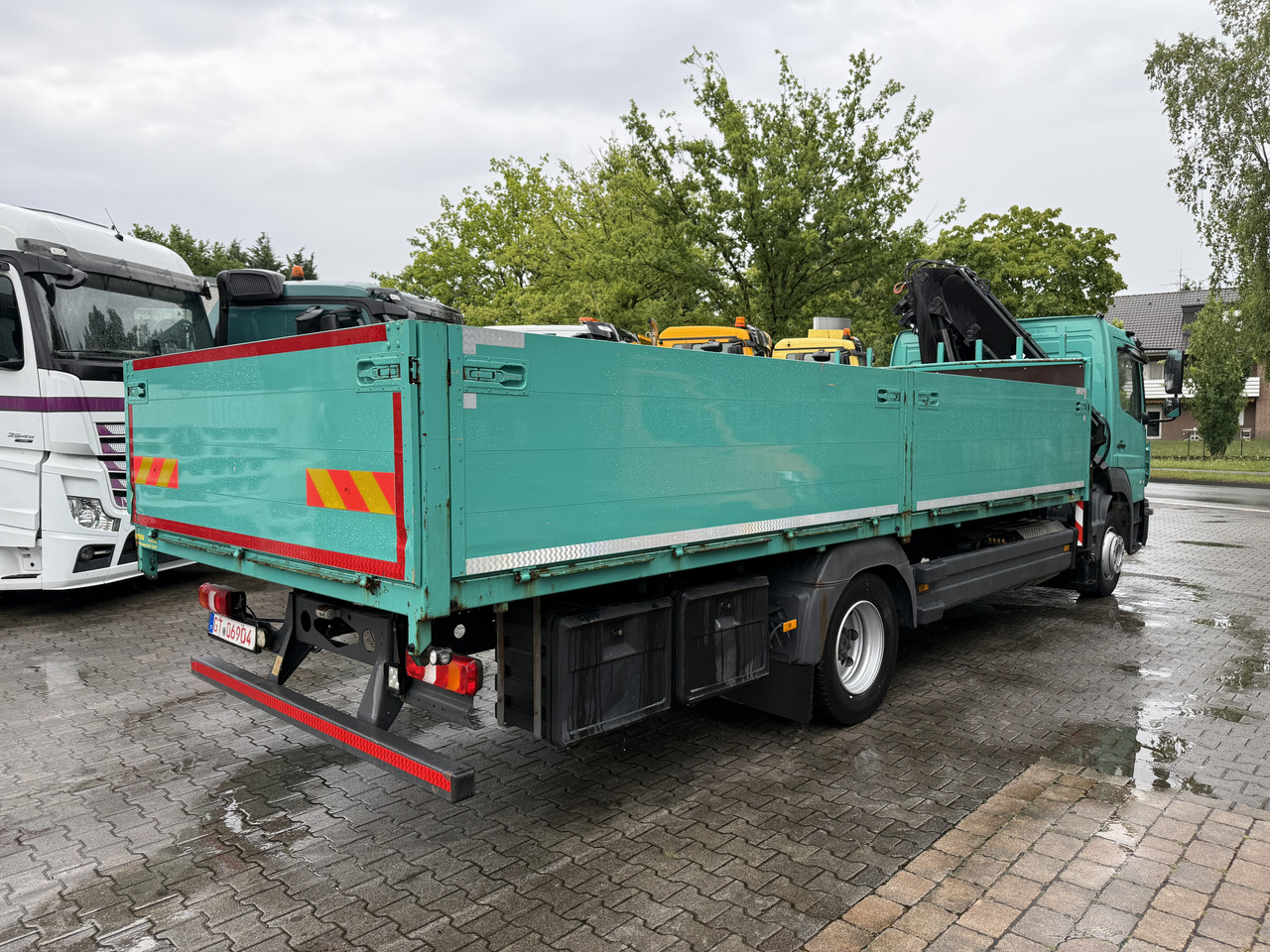 Camión caja abierta, Camión grúa Mercedes-Benz Atego 1227 Kran MKG 96: foto 11 Camión caja abierta, Camión grúa Mercedes-Benz Atego 1227 Kran MKG 96: foto 11