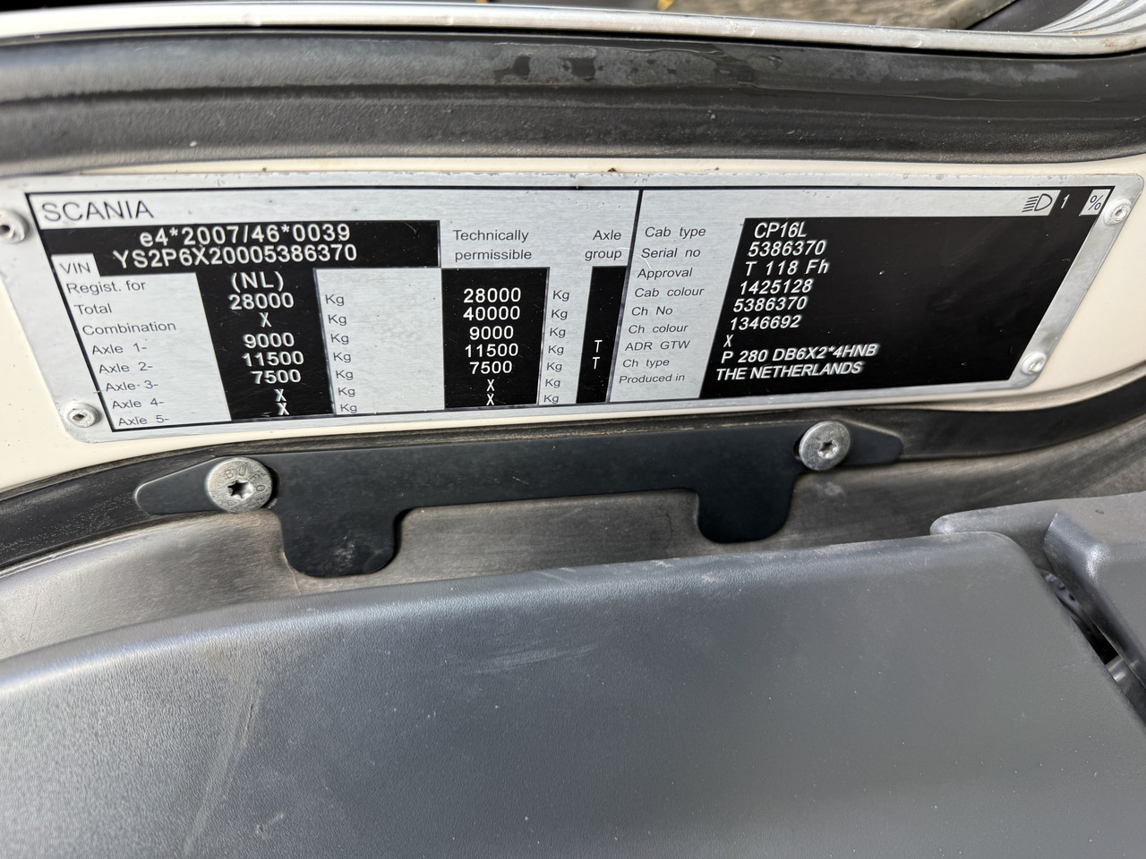 Leasing de Scania P280 6X2*4 Scania P280 6X2*4: foto 7 Leasing de Scania P280 6X2*4 Scania P280 6X2*4: foto 7