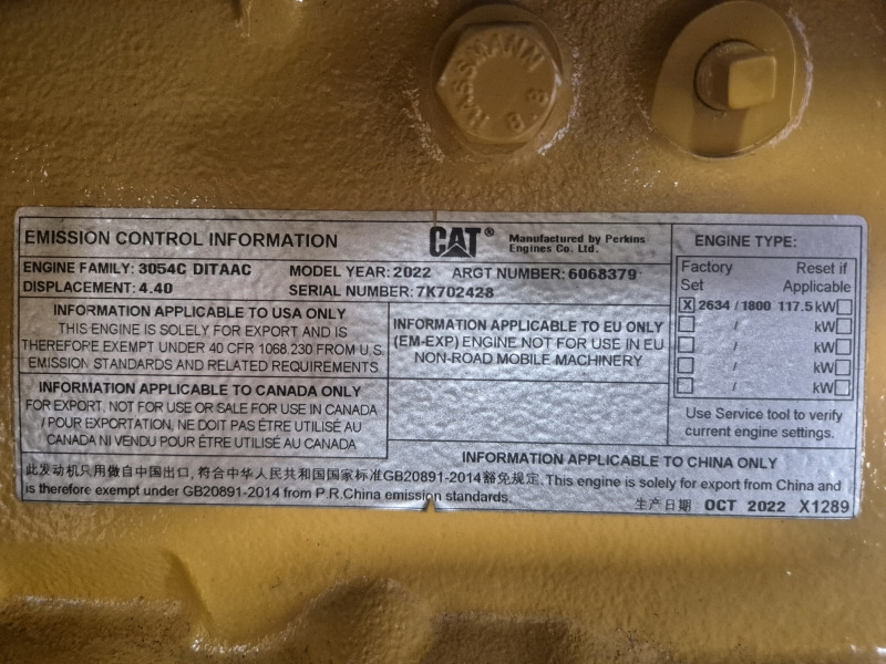 Caterpillar 3054C DITAAC Engine + Radiator - Motor para Maquinaria industrial: foto 2 Caterpillar 3054C DITAAC Engine + Radiator - Motor para Maquinaria industrial: foto 2