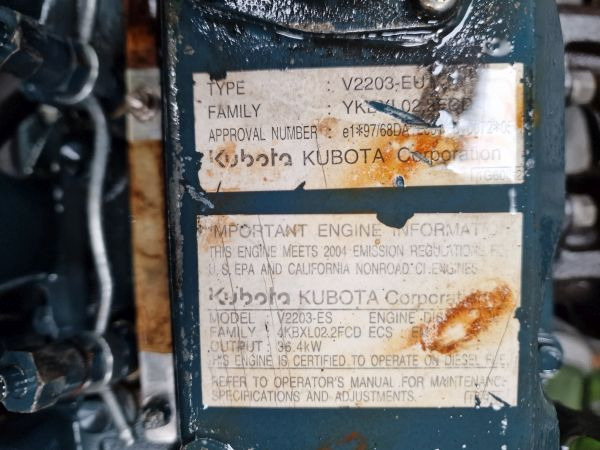 Kubota V2203-ES Engine (Industrial) - Motor para Maquinaria industrial: foto 2 Kubota V2203-ES Engine (Industrial) - Motor para Maquinaria industrial: foto 2