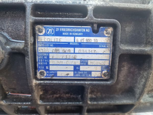 ZF 6AS800TO Gearbox - Caja de cambios: foto 2 ZF 6AS800TO Gearbox - Caja de cambios: foto 2