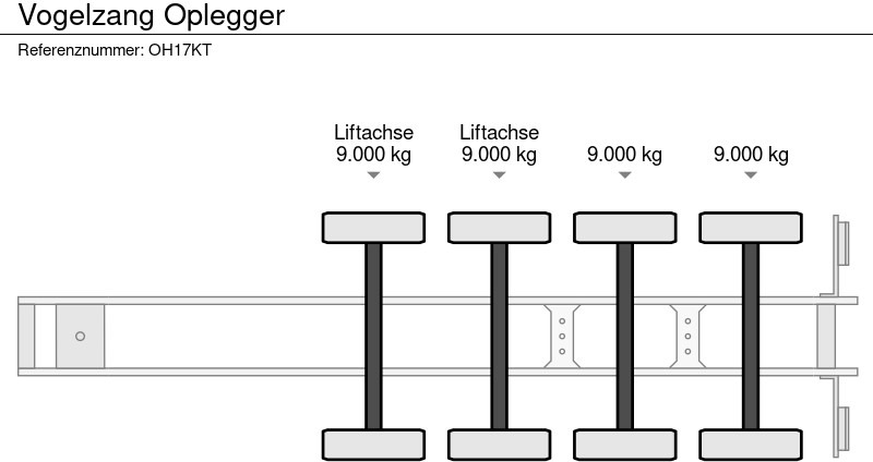 Semirremolque plataforma/ Caja abierta Vogelzang Oplegger: foto 9