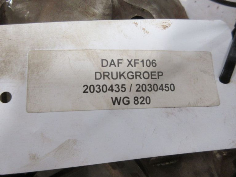 Embrague y piezas para Camión DAF XF 106 2030450 / 2030435 DRUKGROEP EURO 6 NIEUW EN GEBRUKT: foto 6