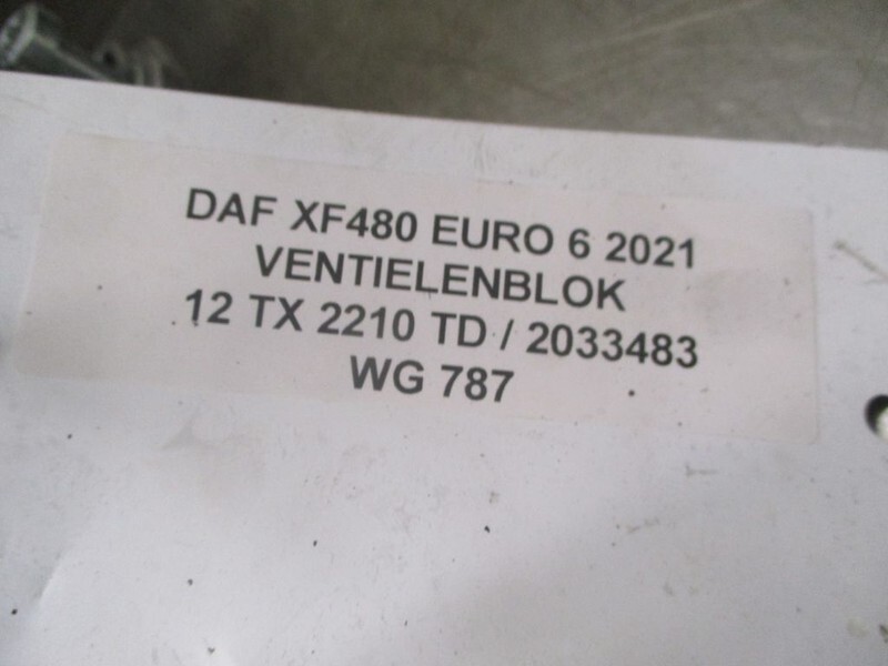 DAF XF480 2033483 VENTIELENBLOK 12 TX 2210 EURO 6 MODEL 2022 NIEUW! - Sistema eléctrico para Camión: foto 2 DAF XF480 2033483 VENTIELENBLOK 12 TX 2210 EURO 6 MODEL 2022 NIEUW! - Sistema eléctrico para Camión: foto 2