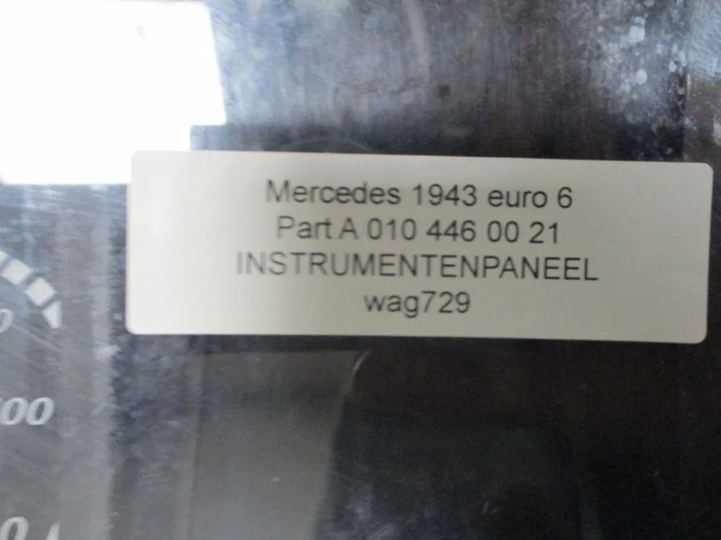 Mercedes-Benz A 010 446 00 21 INSTRUMENTENPANEEL MERCEDES ACTROS EURO 6 - Salpicadero para Camión: foto 4 Mercedes-Benz A 010 446 00 21 INSTRUMENTENPANEEL MERCEDES ACTROS EURO 6 - Salpicadero para Camión: foto 4