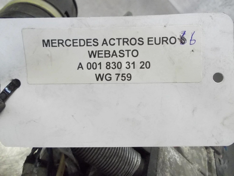 Mercedes-Benz ACTRIS A 001 830 31 20 WEBASTO STANDKACHEL EURO 6 - Calefacción/ Ventilación para Camión: foto 5 Mercedes-Benz ACTRIS A 001 830 31 20 WEBASTO STANDKACHEL EURO 6 - Calefacción/ Ventilación para Camión: foto 5