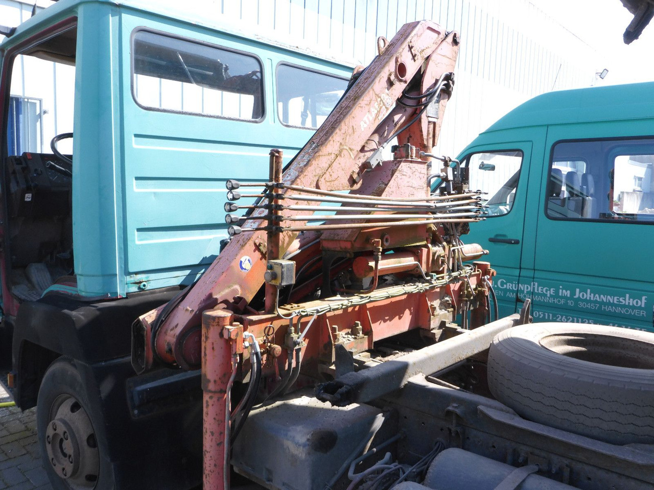 Mercedes-Benz 814 Kipper + Atlaskran AK30.1 + Nutzlast 2720KG - Furgoneta basculante: foto 4 Mercedes-Benz 814 Kipper + Atlaskran AK30.1 + Nutzlast 2720KG - Furgoneta basculante: foto 4