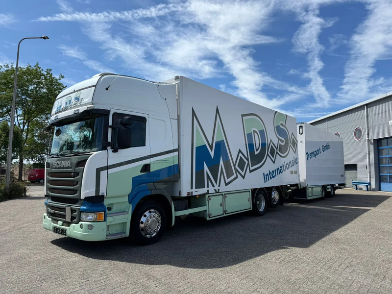 Scania R450 / RETARDER / ISOLATED GERMAN FLOWER COMBI / THROUGH-LOADING SYSTEM / SMART TACHO / 2XPLATFORM / LIFT+LENKACHSE / LWDS / EUR - Camión frigorífico: foto 1 Scania R450 / RETARDER / ISOLATED GERMAN FLOWER COMBI / THROUGH-LOADING SYSTEM / SMART TACHO / 2XPLATFORM / LIFT+LENKACHSE / LWDS / EUR - Camión frigorífico: foto 1